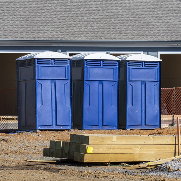 how do you dispose of waste after the porta potties have been emptied in Campbell